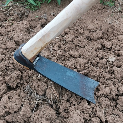 农用锄头户外工具挖山翻s土园艺种菜锰钢农民用打铁铺手工锻打农