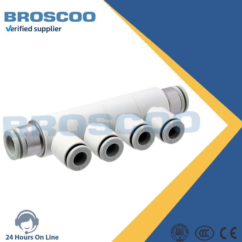 气管气动快插快速接头sPHD可旋减径六通接头内螺纹直通微型