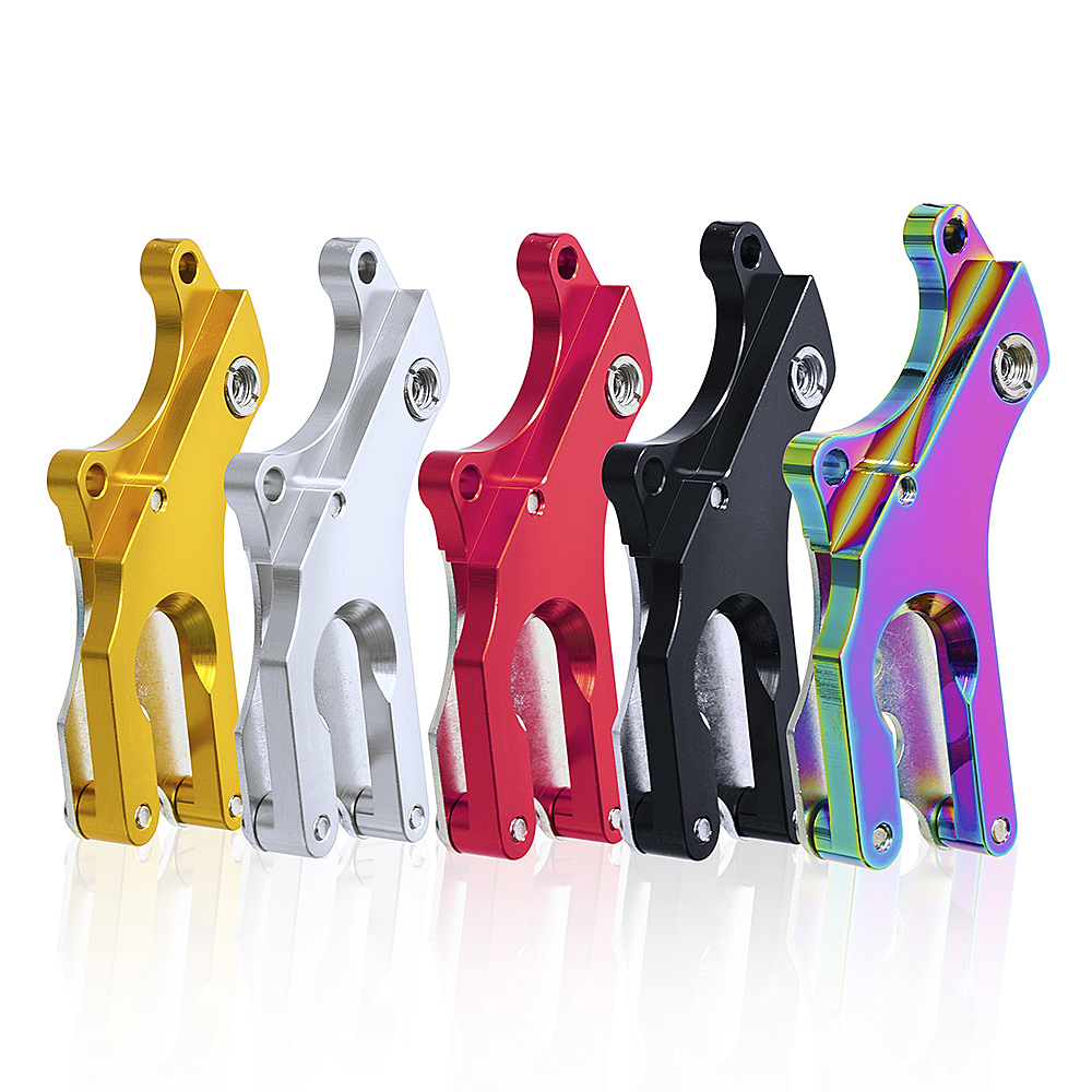 自行车碟刹转换座山地公路车改装加装碟刹制动T盘片底座转换器