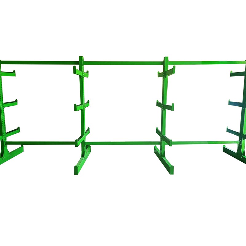 仓储悬臂货架仓库铝材管材钢管型材托臂置物架 单双面悬臂式货架