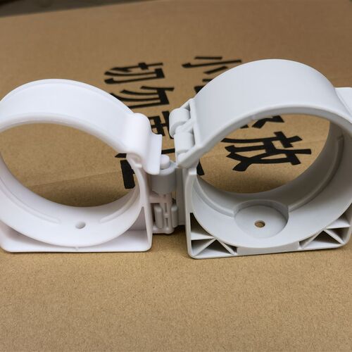 管卡新风锁卡75新风PE波纹管固定U型拼接排卡管材配件75MM 易扣卡