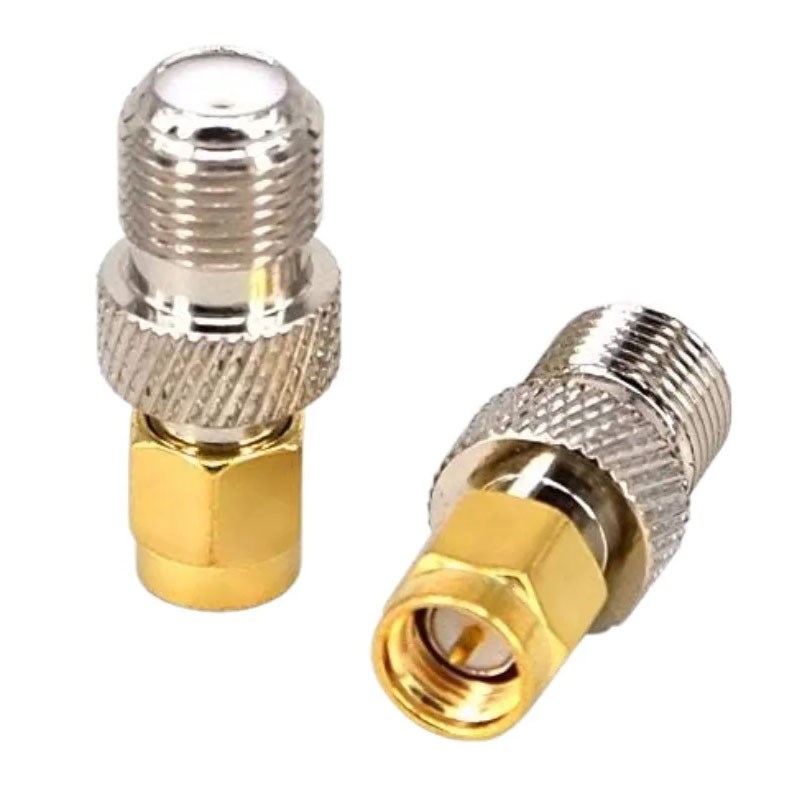 射频同轴适配器 SMA公头到F母头 LAN/LMR天线/射频同轴电缆