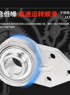 进口不锈钢外球面悬挂式轴承带座SUCFB204 FB205 206 207 208 209