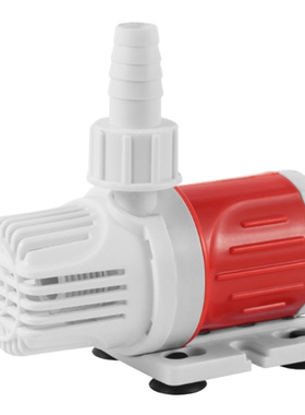 Y1B红白色DC12V15W带缺水保护直流无刷水陆两用假山鱼缸潜水泵