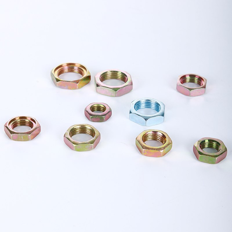 螺丝螺母大全铁六角螺帽内螺纹平帽铁镀锌M3M5M6M8M10M20组合定制