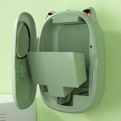 家用厨房筷子筒沥水防尘笼外线消毒筷8281壁式免打孔餐具挂置物紫