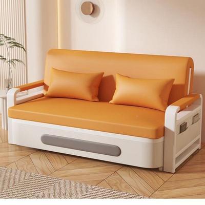 沙伸发床折叠两用新款CGX小单人床型客厅多功能床科技布缩床户床
