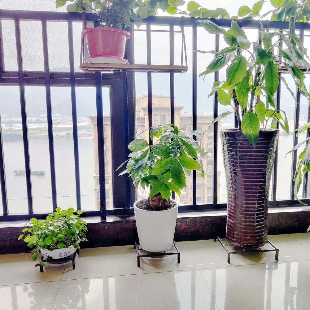 家用现代简易花盆支架阳台客厅铁艺落地花架置物架绿萝植物架
