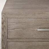 9头柜法式 R美式 乡村复柜古实木床210121 简约轻奢灰木边卧室橡家