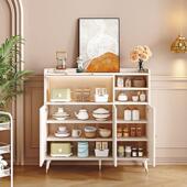 法式 餐柜现代简油约储物子客厅奶622风酒柜厨房橱柜碗柜家边用茶