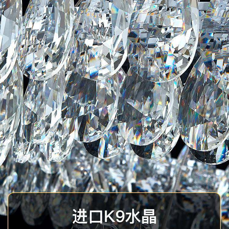 意式轻奢水晶吊高档客厅灯约43现代简大灯气计设师创意奢华主卧室,家装灯饰光源,智能吊灯,淘宝优惠券,粉丝福利购,淘宝优惠卷