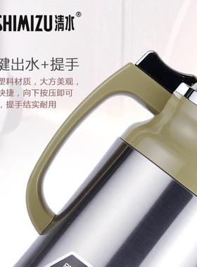 家温水壶不锈钢外保壳玻璃胆大269容量保温瓶暖壶热水瓶SM3用322