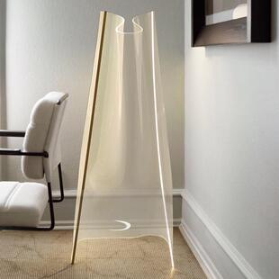 极简设计师落床地灯客厅卧44198室艺房术个性亚克力流光氛灯间头