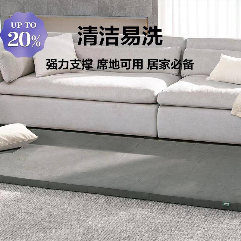 4D空丝天丝HG00089亚麻家用榻窗榻米床垫可水透气好飘阳台气打地