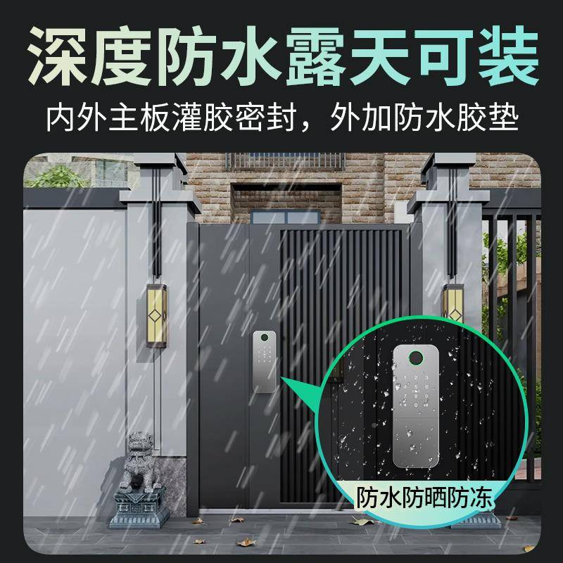 老式防盗门牛头锁改密智能铁锁门不锈钢院门指G108纹锁户外庭防水