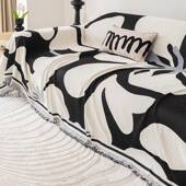 四季 通用沙发垫子025新代现时尚 简约沙发aa238206盖巾防滑2沙发坐