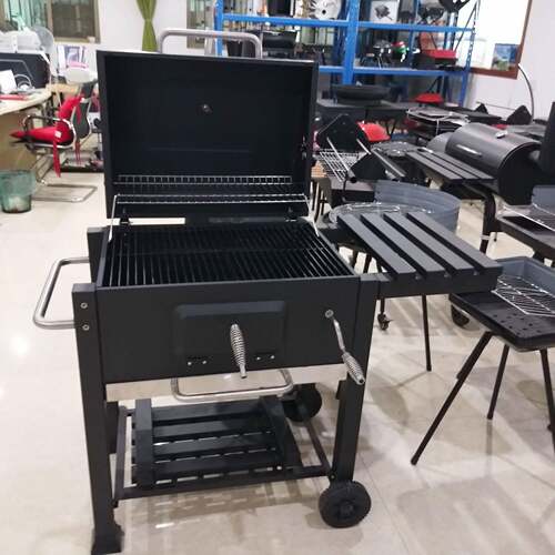 DS-29家直供bbq大四方厂炉木大型烧烤炉庭院聚会烧炭肉用架户外烧