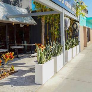 种玻钢花738箱户外璃植花坛商场美方陈花盆广场景观花槽形花池大