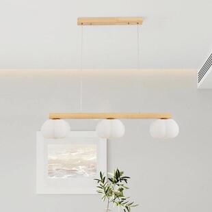 奶油餐厅吊灯日原木复风古式代简约诧寂风长686条现饭厅餐桌吧台