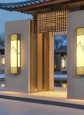 中式户外防水壁灯复古外云石仿室围墙别新墅庭院大MF-BD101门口两