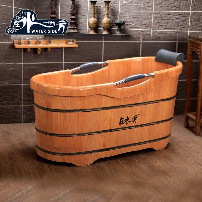 橡泡1木浴浴盆全身大人家用缸小型木桶澡成人洗澡桶门宽限户制可,家庭/个人清洁工具,足浴盆/足浴桶,淘宝优惠券,粉丝福利购,淘宝优惠卷