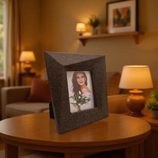 欧式时尚皮相家框，轻xy1101-巧间庭装饰摆台相框革，样板摆件