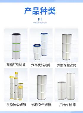 克净瑞斯过滤工业除尘滤OQH筒覆膜尘塑防静电喷化器除滤芯