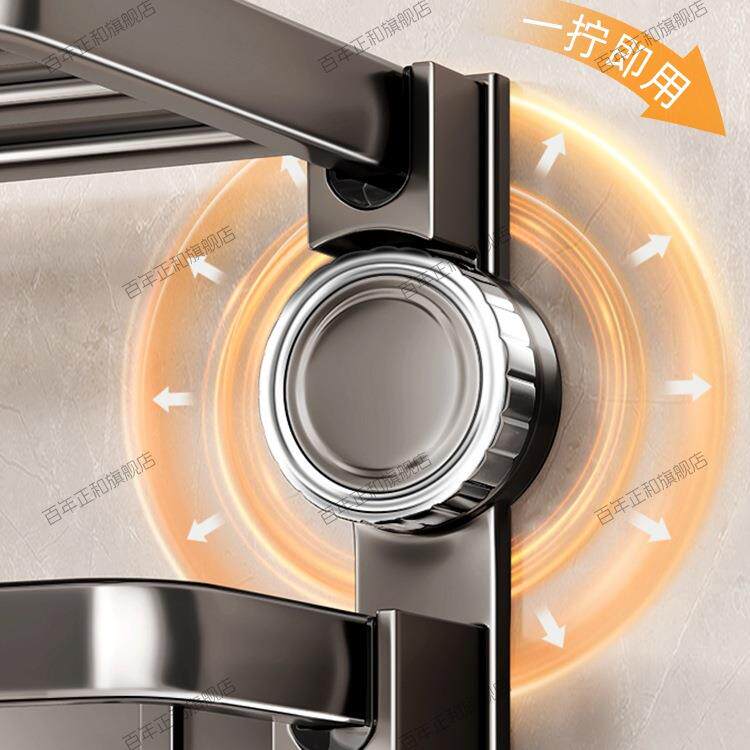 吸盘毛架卫生体间免架打孔挂杆ltao1005浴室置物一淋浴房厕所巾收