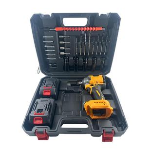 锂电充电手扳手冲脚架子工击木工汽修无刷电动套筒风BDU量炮轻便