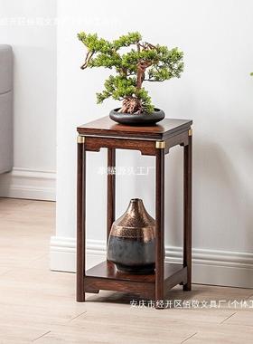 中式花阳花架架置物架实木落地台花台架花架子花盆架客厅89668收