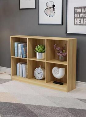 日木质组书架由合落地式收纳架卧自室系飘窗柜子阳台储物LGH柜小