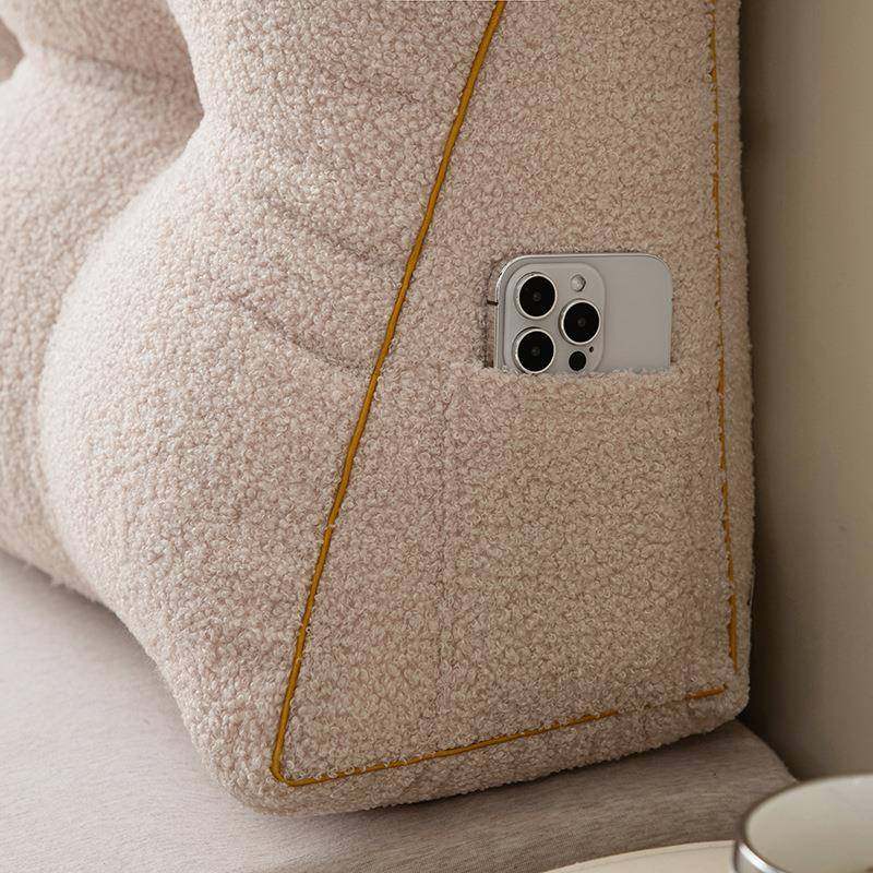 泰迪头三角米靠床垫护腰垫背沙发榻榻软包大靠背宿舍靠枕wf5885可,居家布艺,抱枕被,淘宝优惠券,粉丝福利购,淘宝优惠卷