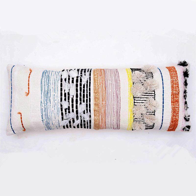 哥|霜摩洛风手工编织抱枕凌印度口条纹簇绒TT-19进靠枕,居家布艺,抱枕被,淘宝优惠券,粉丝福利购,淘宝优惠卷
