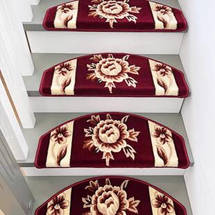 毛楼梯踏步羊垫别墅用满铺毯XZS-01家无胶自粘隔音耐磨垫现代中式