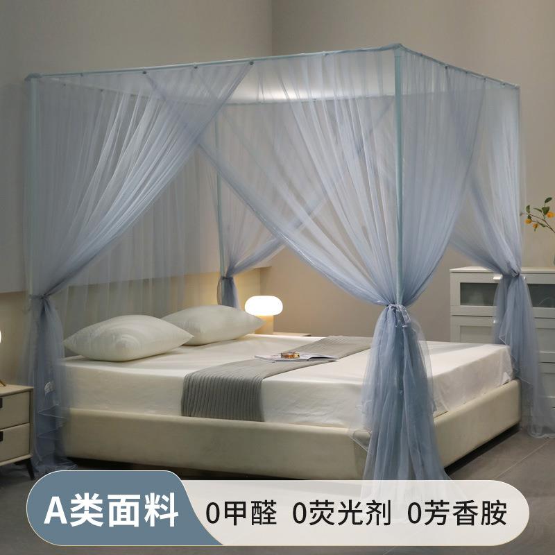 新款类白色1清新蚊帐实木夏天宫廷.8米1床幔1.5m原木jcz4QNRb色.