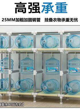 加厚加粗全钢架衣布衣柜出租房新款225柜SIW卧0室家用简用易组装