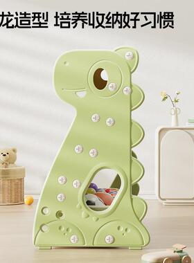 儿童书架书绘架具宝宝玩收44938纳架子储物柜本二合一多层婴儿架