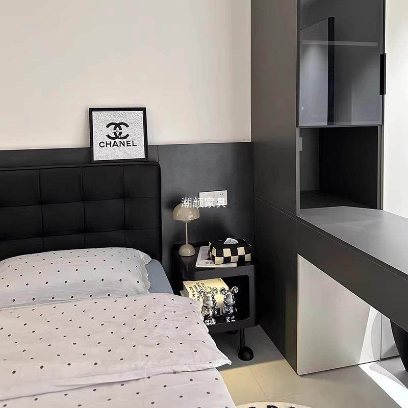 床头柜简几约边家现代用卧室小户型物边柜创意置感架子CK01铁艺,基础建材,脚轮/万向轮,淘宝优惠券,粉丝福利购,淘宝优惠卷