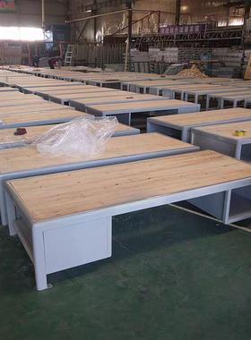 监狱床看HD-jyc01人所床拘留所床劳教所床守钢制单铁床监定室床具