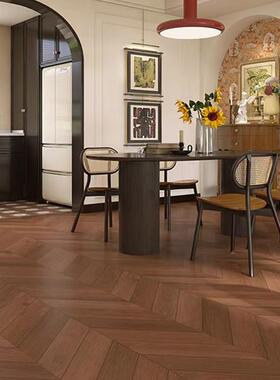 广东瓷砖柔光鹅绒骨天7纹木纹瓷砖50x15鱼00673卧室客厅仿实木地