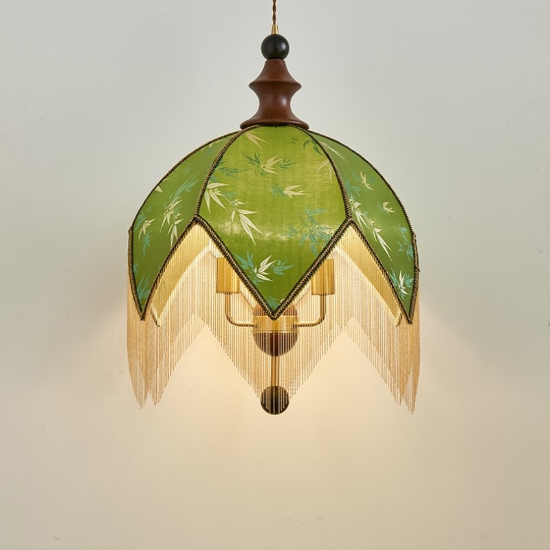 法式中古风餐厅吊灯高级感创意吧台茶室玄关南洋风书W房卧室床头