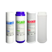 净水器滤芯10寸通用1235级平口T33 一体后置活性炭净水机四级滤芯