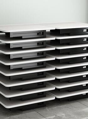 矮桌折叠地长形餐桌出宿租屋舍饭桌小桌简易摆摊桌户外方方RRG形