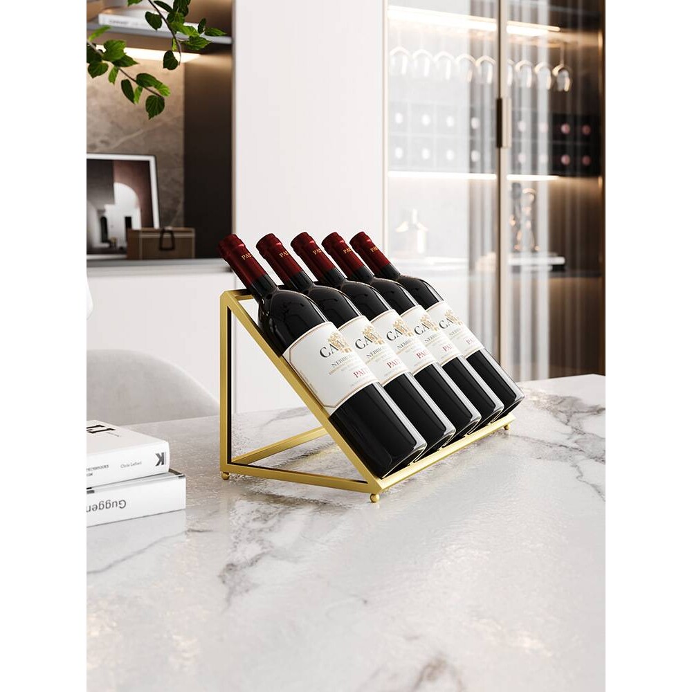 家用餐厅酒架吧台酒架子置物架客厅落地红酒架酒柜内置架酒格摆件