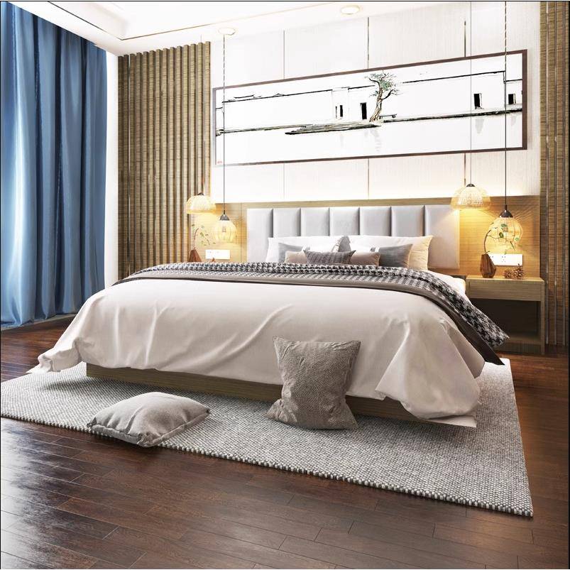 店家具标人间全套宾床单间109板式民宿公馆寓单酒双床出租房床