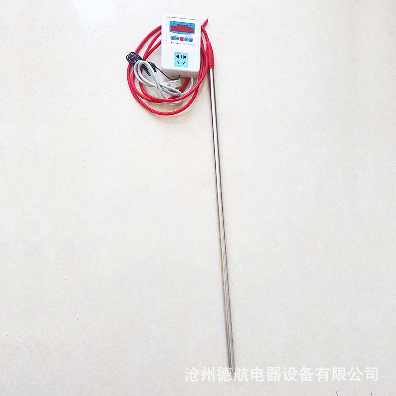温控不锈钢电热管注水暖气片用加热棒温控器加热管调温可调温开关