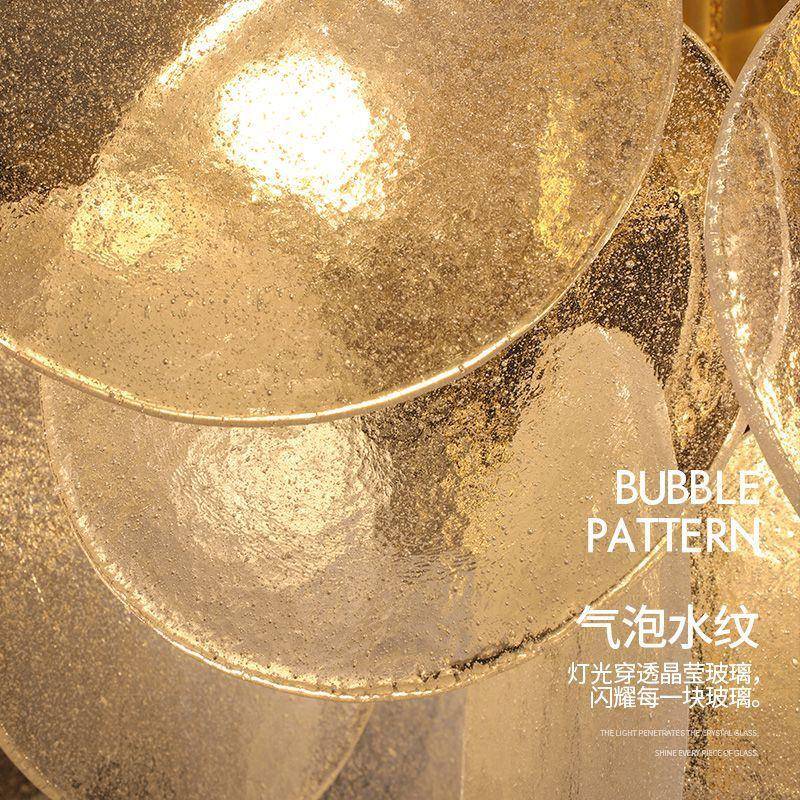 后现厅轻奢吊灯家用客卧室简约个创意设代计师气性泡0589玻璃商用