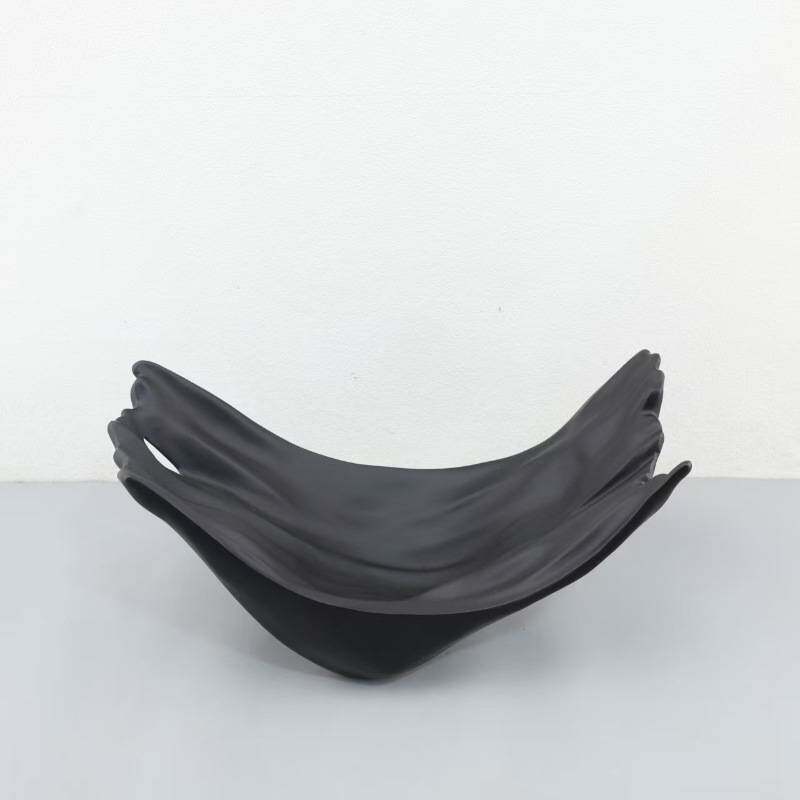 现代简约树脂船型果盘托盘摆件样板房客厅茶几餐厅家居软装工艺品