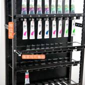 颜料收纳架管ITD状水彩丙烯理画国画颜料展油示多功能大容量整架