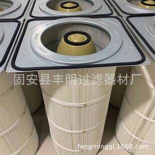 插盖空滤芯吊装方盘除斜尘滤芯法兰方卡盘滤405×60芯气文氏方管